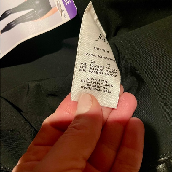 Joie Sleek Black Faux Leather Pants NWT (XXL) - Picture 5 of 8